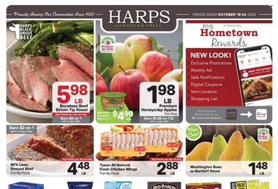 Harps Hometown Fresh (AR, KS, MO, OK) Weekly Ad Flyer Specials October 18 to October 24, 2023