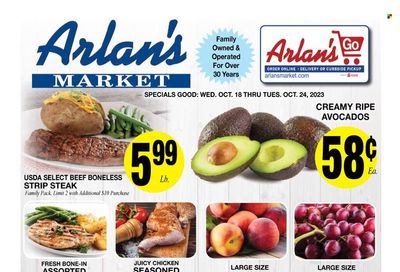 Arlan's Market (TX) Weekly Ad Flyer Specials October 18 to October 24, 2023