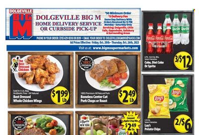 Big M (NY, PA) Weekly Ad Flyer Specials October 20 to October 26, 2023