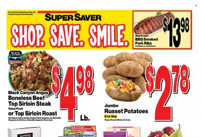 Super Saver Weekly Ad Flyer Specials October 18 to October 24, 2023