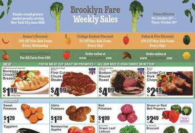 Brooklyn Fare (NY) Weekly Ad Flyer Specials October 20 to October 26, 2023