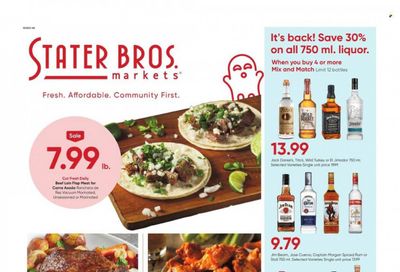 Stater Bros. (CA) Weekly Ad Flyer Specials October 25 to October 31, 2023
