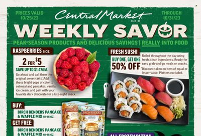 Central Market (TX) Weekly Ad Flyer Specials October 25 to October 31, 2023