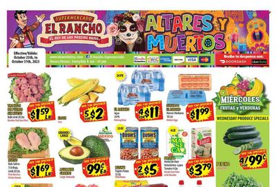 El Rancho (TX) Weekly Ad Flyer Specials October 25 to October 31, 2023