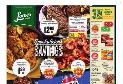 Lowes Foods (NC, SC) Weekly Ad Flyer Specials October 25 to October 31, 2023