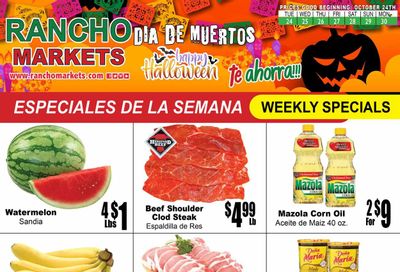 Rancho Markets (UT) Weekly Ad Flyer Specials October 24 to October 30, 2023