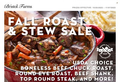 Bristol Farms (CA) Weekly Ad Flyer Specials October 25 to November 7, 2023