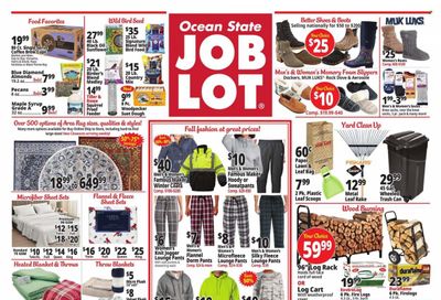 Ocean State Job Lot (CT, MA, ME, NH, NJ, NY, RI, VT) Weekly Ad Flyer Specials October 26 to November 1, 2023