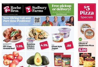 Roche Bros. (MA) Weekly Ad Flyer Specials October 27 to November 2, 2023