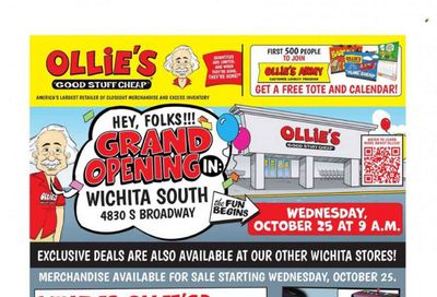 Ollie's Bargain Outlet Weekly Ad Flyer Specials October 25 to October 31, 2023