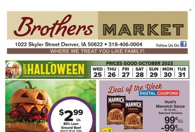 Brothers Market (IA, KS, MO) Weekly Ad Flyer Specials October 25 to October 31, 2023