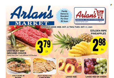 Arlan's Market (TX) Weekly Ad Flyer Specials October 25 to October 31, 2023