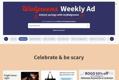 Walgreens Weekly Ad Flyer Specials October 29 to November 4, 2023