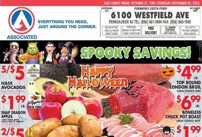 Associated Supermarkets (NY) Weekly Ad Flyer Specials October 27 to November 2, 2023