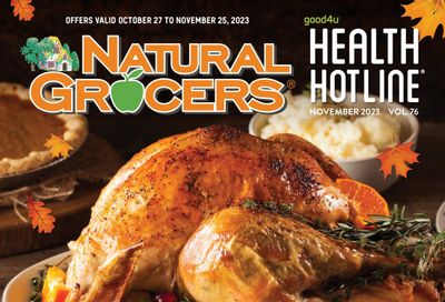 Natural Grocers Weekly Ad Flyer Specials October 27 to November 25, 2023
