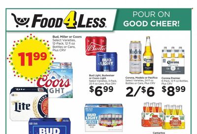 Food 4 Less (CA) Weekly Ad Flyer Specials November 8 to December 5, 2023