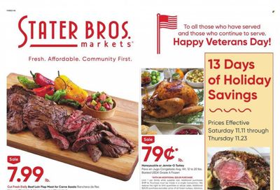 Stater Bros. Weekly Ad Flyer Specials November 8 to November 14, 2023