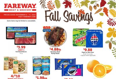 Fareway (IA) Weekly Ad Flyer Specials November 6 to November 11, 2023