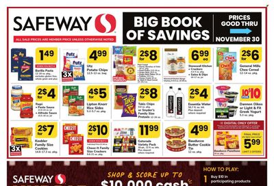 Safeway (DC) Weekly Ad Flyer Specials November 3 to December 1, 2023