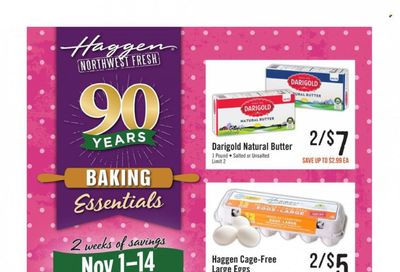 Haggen (WA) Weekly Ad Flyer Specials November 1 to November 14, 2023