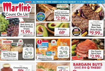Martin’s (IN, MI) Weekly Ad Flyer Specials November 5 to November 11, 2023