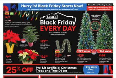 Lowe's Weekly Ad Flyer Specials November 9 to November 22, 2023