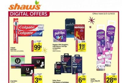 Shaw’s (MA, ME, NH, RI, VT) Weekly Ad Flyer Specials November 3 to December 9, 2023