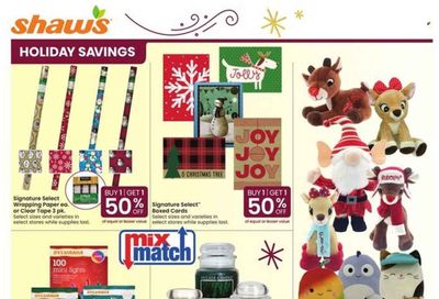 Shaw’s (MA, ME, NH, RI, VT) Weekly Ad Flyer Specials November 10 to November 16, 2023