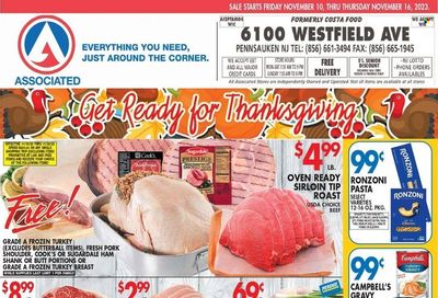 Associated Supermarkets (NY) Weekly Ad Flyer Specials November 10 to November 16, 2023