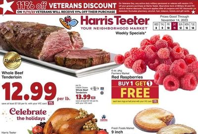 Harris Teeter Weekly Ad Flyer Specials November 8 to November 14, 2023