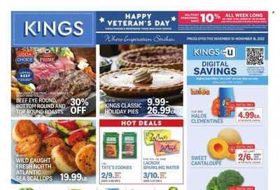 Kings Food Markets (CT, NJ, NY) Weekly Ad Flyer Specials November 10 to November 16, 2023
