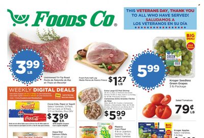 Foods Co (CA, OH, VA) Weekly Ad Flyer Specials November 8 to November 14, 2023