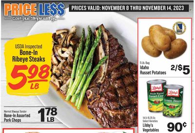 Price Less Foods Weekly Ad Flyer Specials November 8 to November 14, 2023