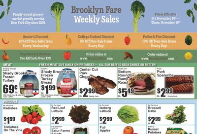 Brooklyn Fare (NY) Weekly Ad Flyer Specials November 10 to November 16, 2023