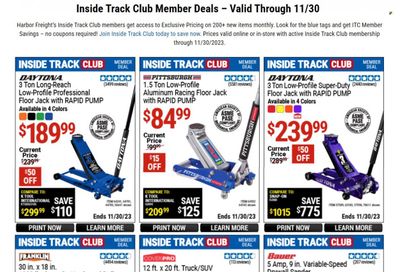 Harbor Freight Weekly Ad Flyer Specials November 11 to November 30, 2023