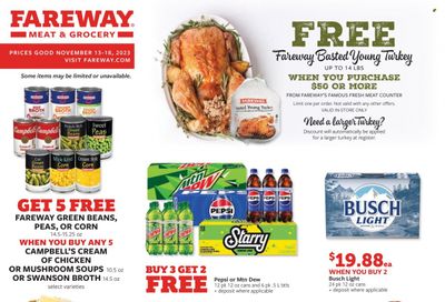 Fareway (IA) Weekly Ad Flyer Specials November 13 to November 18, 2023