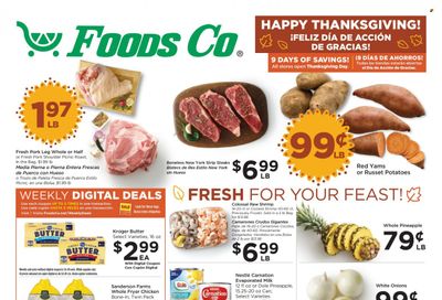 Foods Co (CA, OH, VA) Weekly Ad Flyer Specials November 15 to November 23, 2023