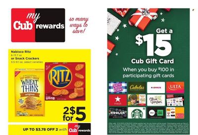 Cub Foods (IL) Weekly Ad Flyer Specials November 15 to November 23, 2023