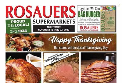Rosauers (ID, MT, OR, WA) Weekly Ad Flyer Specials November 15 to November 22, 2023