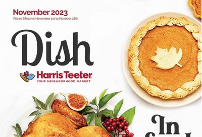 Harris Teeter Weekly Ad Flyer Specials November 1 to November 28, 2023