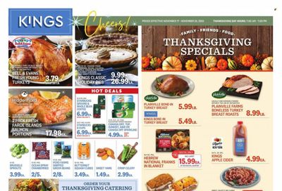 Kings Food Markets (CT, NJ, NY) Weekly Ad Flyer Specials November 17 to November 23, 2023