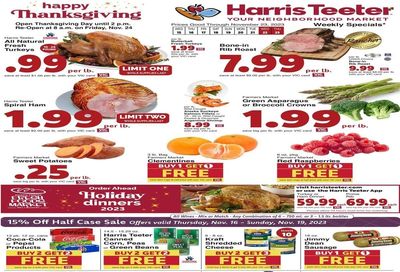 Harris Teeter Weekly Ad Flyer Specials November 15 to November 23, 2023
