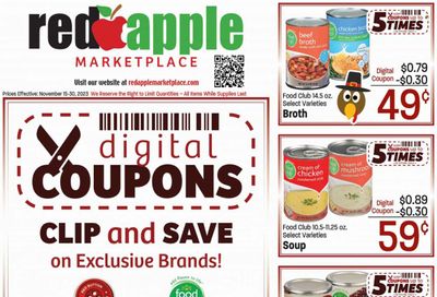 Red Apple Marketplace (OR) Weekly Ad Flyer Specials November 15 to November 30, 2023