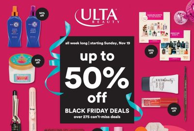 Ulta Beauty Weekly Ad Flyer Specials November 19 to November 25, 2023