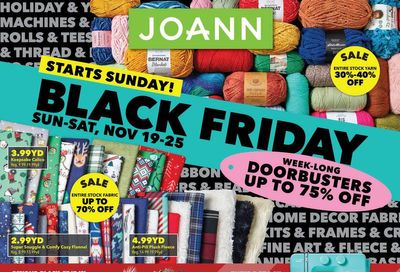 JOANN Weekly Ad Flyer Specials November 19 to December 6, 2023