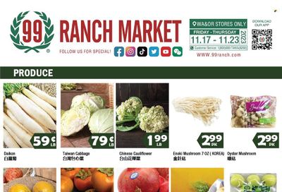 99 Ranch Market (10, 19, 40, CA, MD, NJ, OR, TX, WA) Weekly Ad Flyer Specials November 17 to November 23, 2023