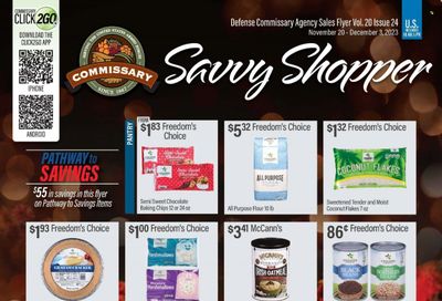 Commissary Weekly Ad Flyer Specials November 20 to December 3, 2023