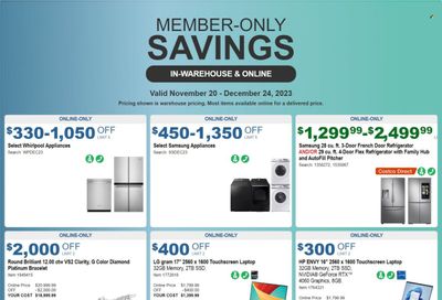 Costco Weekly Ad Flyer Specials November 20 to December 24, 2023