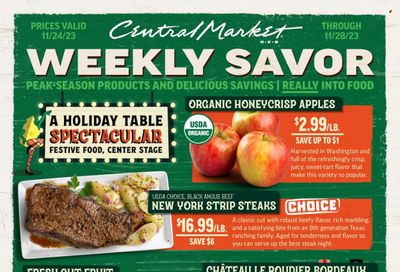 Central Market (TX) Weekly Ad Flyer Specials November 24 to November 28, 2023