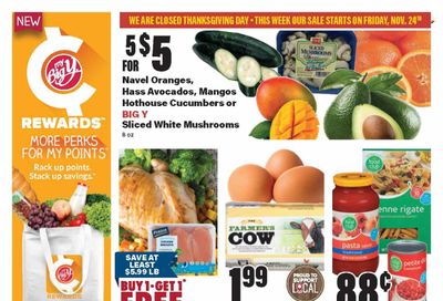 Big Y (MA) Weekly Ad Flyer Specials November 24 to November 29, 2023
